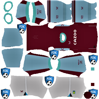 Aston Villa FC DLS Kits 2023